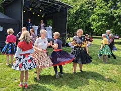 Auftrit auf dem Brgerfest Holzbendenpark Dren, 17.5.2025