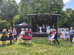 Auftrit auf dem Brgerfest Holzbendenpark Dren, 17.5.2025